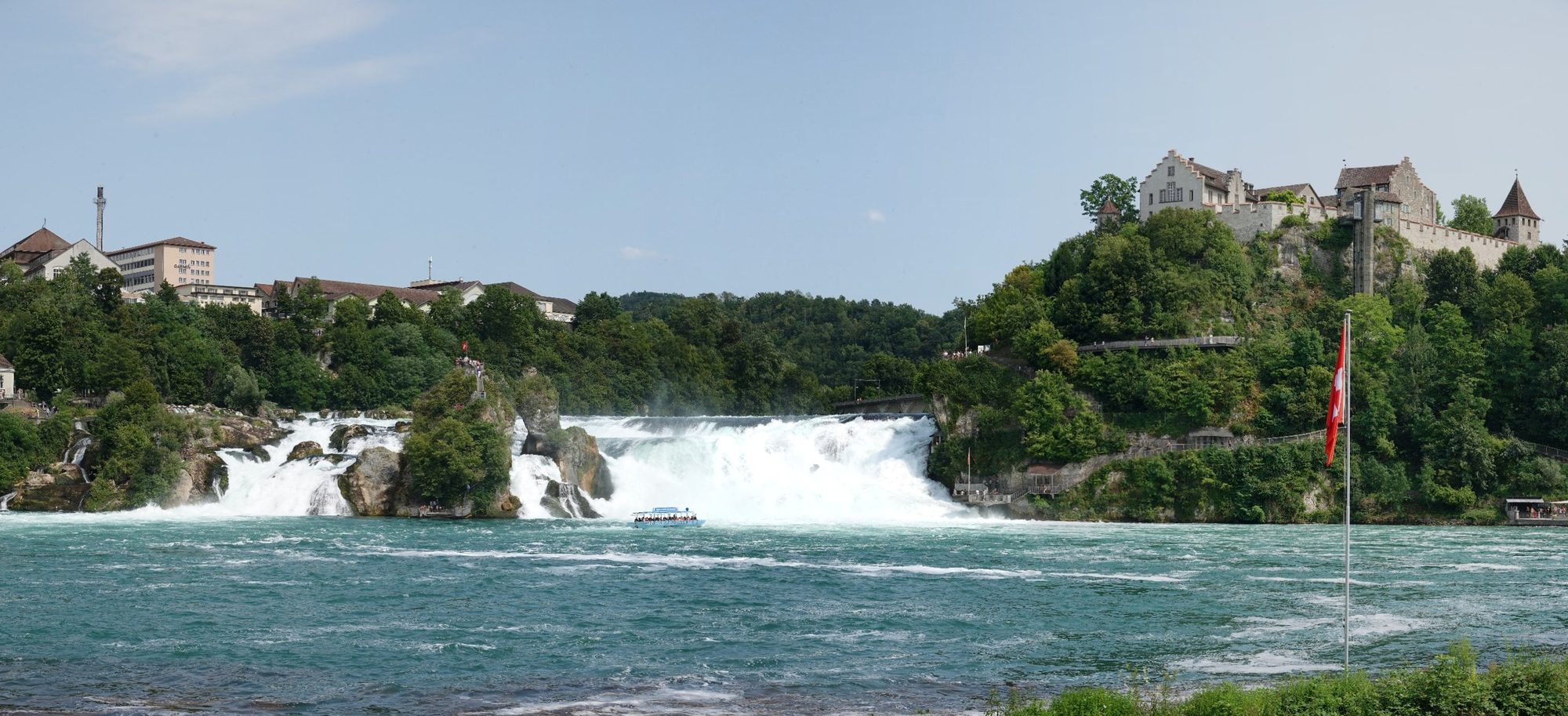 Panorama van de Rijnwaterval