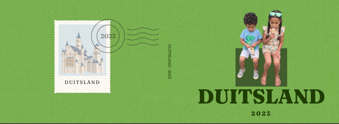 Omslag: uitgeknipt in het groen